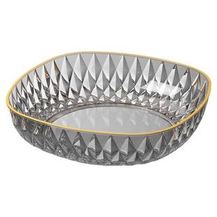 水果盘客厅家用茶几零食摆放盘2025新款果盆轻奢高级水果盘水果篮