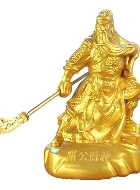 汽车摆件忠义武神车载关公车内饰品车上中控台关二爷装饰树脂