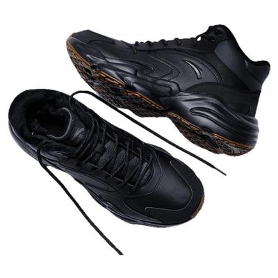 安踏加绒运动休闲鞋雪地靴二棉鞋