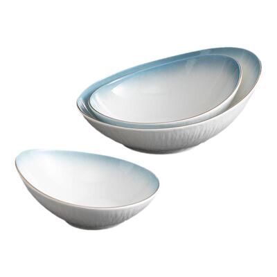 斜口沙拉碗皇铭宴陶瓷