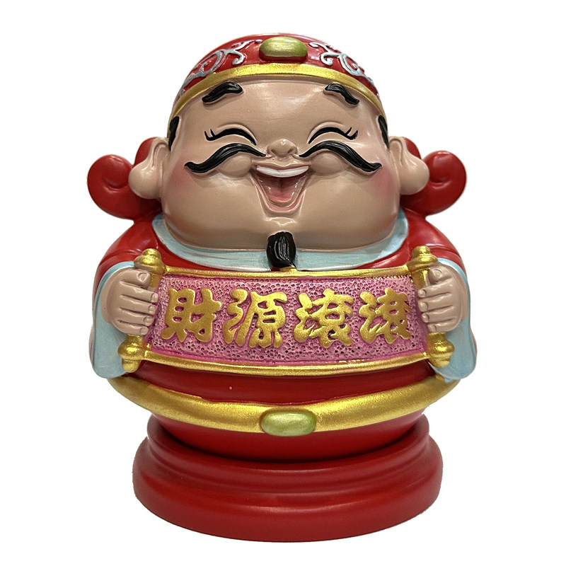 妙工坊财神不倒翁桌面装饰小摆件