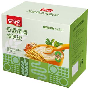 谷奇奇燕麦蔬菜咸味粥速食免煮早餐懒人饱腹营养代餐即食燕麦粥
