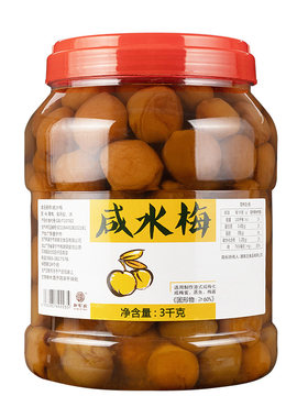 潮家庄潮汕传统咸水梅大罐装