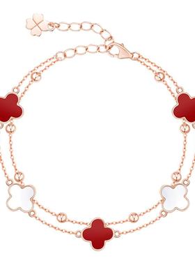 【送礼推荐】四叶草幸运手链