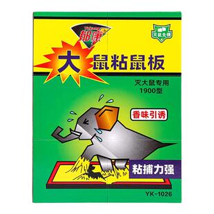 强力粘鼠板加大加厚老鼠贴厨房家用沾鼠黏胶大老鼠贴捕鼠神器非药