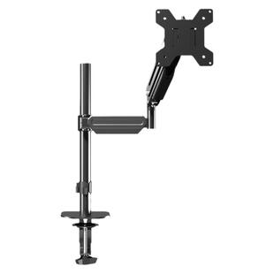 加高立柱自由悬停台式显示器支架 气压式悬停电脑屏幕40CM加高架