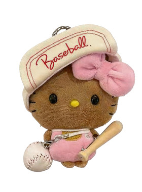 日本BOOKOFF运动棒球豆豆眼hellokitty玩偶系列挂件送女生日礼物