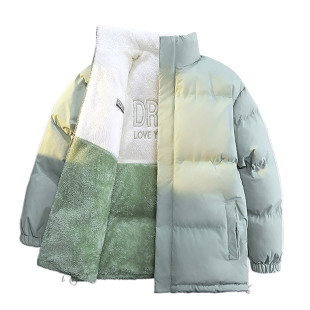 唐狮集团羽绒棉服男款冬季2025新款羊羔绒双面穿青少年棉衣外套女