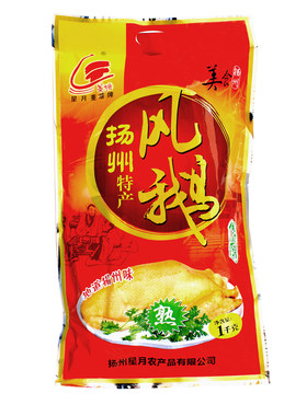 扬州特产菱塘风鹅凤鹅老鹅彩袋装