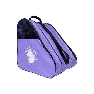 轮滑包三层大容量可装全套轮滑装备溜冰鞋滑轮三角包旱冰鞋收纳袋