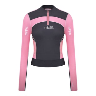 MBO【ACTIVE Trendy】女子潮流短版防晒长袖骑行服 UPF50+ C35a