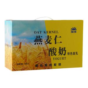 新疆瑞缘燕麦仁酸奶嚼着喝酸奶