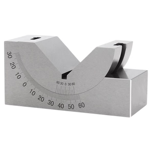 精密可调式角度规尺高精度透视磨床铣床V型块斜度修整器垫块KP25