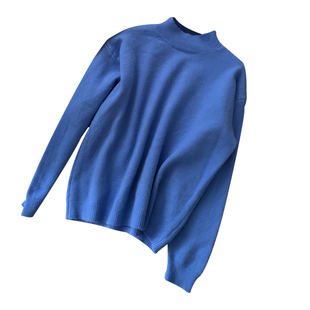 韩系休闲风纯色简约套头毛衣女2026春季新款时尚百搭显瘦叠穿上衣