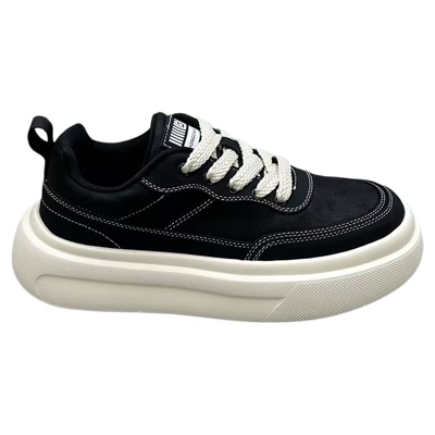 男鞋2025秋冬新款韩版潮流厚底板鞋青少年时尚百搭运动休闲小白鞋