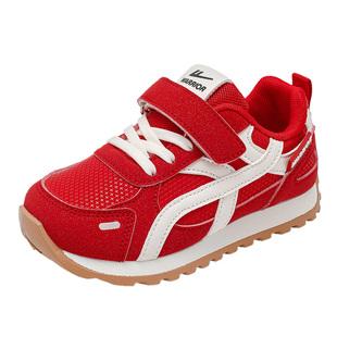 回力童鞋女童红色运动鞋2026春季新款儿童软底休闲鞋男童跑步鞋子
