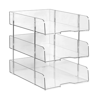 透明文件收纳架办公多层文件座