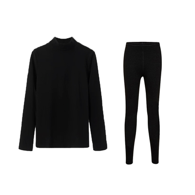 双面磨绒自发热保暖内衣女女简约