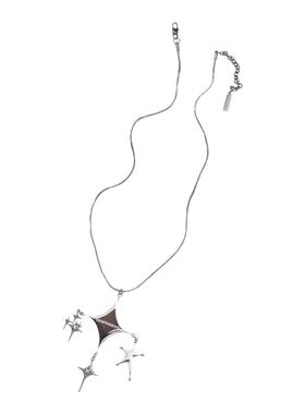 WACKYE镜面logo吊坠项链