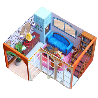 客厅diy小屋纸乐多纸质9.9包邮