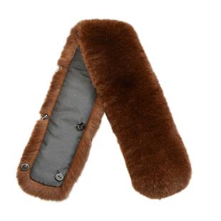 真獭兔毛领子男女立领通用整皮大衣冬季保暖假领子真皮毛领子单卖