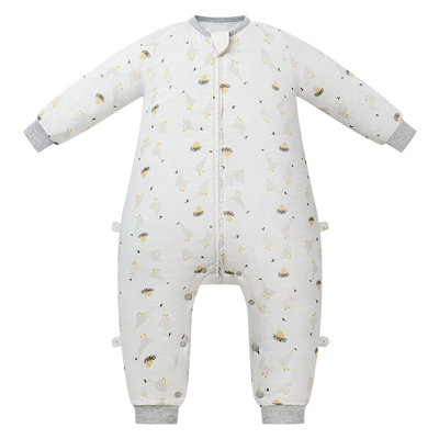 Nest Designs婴儿睡袋竹棉纱布四层六层分腿防踢被宝宝四季通用