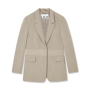 【LILY x Lucia设计师高定西装】商场同款垂坠感醋酸休闲西装外套