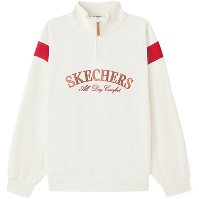 马年系列丨SKECHERS斯凯奇男女运动休闲套头衫卫衣L126U013-01B4