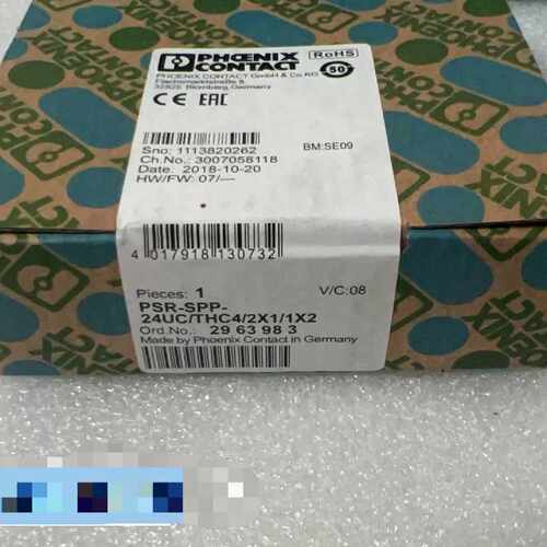议价PSR-SCP-24UC/CE1/3X1/1X2/B菲尼克斯安全继电器订货号104636
