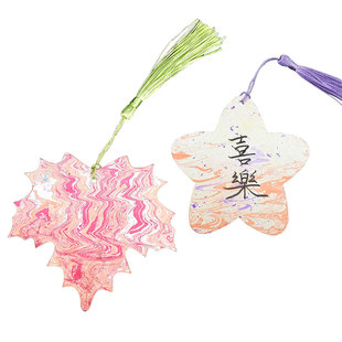 漂漆书签diy材料包漆扇颜料专用团扇加厚空白卡廉洁手工漆画制作