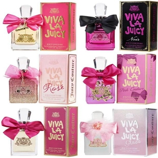 Juicy Couture橘滋女士香水橘汁之万岁玫瑰夜来香粉红时装版