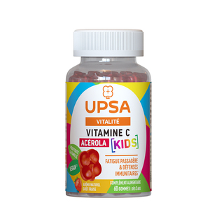 防感-法国upsa儿童免疫力维生素软糖维生素C提高抵御力流进感口