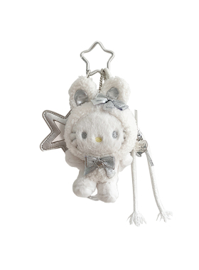 可爱雪兔Kitty毛绒包挂件钥匙扣