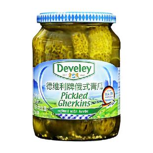 德国进口德维利俄罗斯酸黄瓜俄式腌制青瓜多规格0脂肪酱菜沙拉