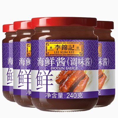 李锦记海鲜酱240g*4瓶送财神蚝油
