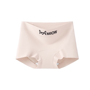 猫人内裤女款纯棉2025新款高腰女士平角裤7a抗菌全棉裆包臀四角裤