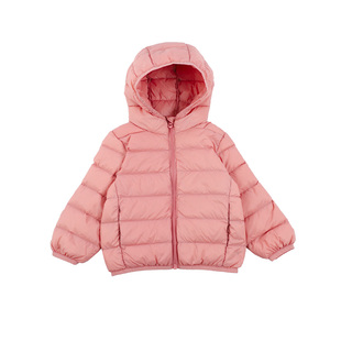 夏生红嘴雁鸭羽绒服男女童95轻薄保暖三防连帽外套儿童秋冬装新款
