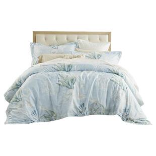 商场同款HarborHouse全棉80支全纯棉美式贡缎印花四件套高端Crete