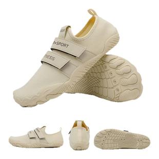 室内健身鞋女防滑减震跳绳跑步运动瑜伽鞋软底训练专用溯溪沙滩鞋