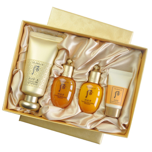 包邮韩国专柜 whoo后 拱辰享美奢华BB霜bb霜45m送水乳洗面奶套盒