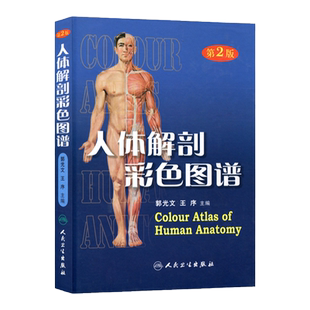 人卫  人体解剖彩色图谱 第二版第2版全彩精装郭光文人体解剖学图谱教学书籍西医临床解剖学外科医生教学书搭奈特局部系统解剖