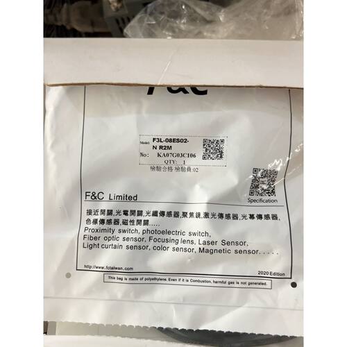 M8 NPN 常开接近开关 F3L-08ES02-N R2M询价