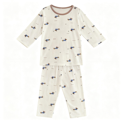 男女童莱赛尔睡衣套装夏季家居服