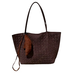 定制款编织托特包女大容量腋下单肩包百搭日常通勤包斜挎包包女