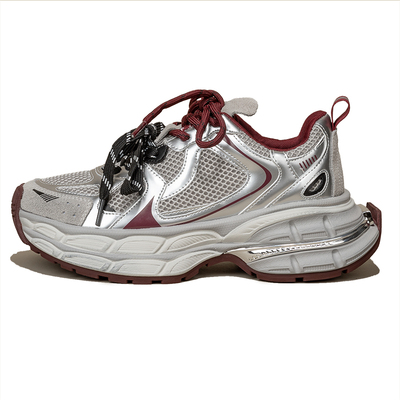 网面厚底运动鞋snowelf通勤