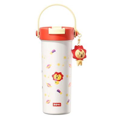 哈尔斯吸管保温杯大容量水杯女生高颜值户外杯子2025新款茶水分离