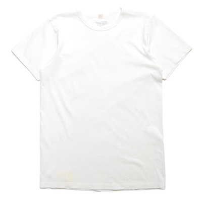 美国无缝滚筒圆领纯棉纯色T恤