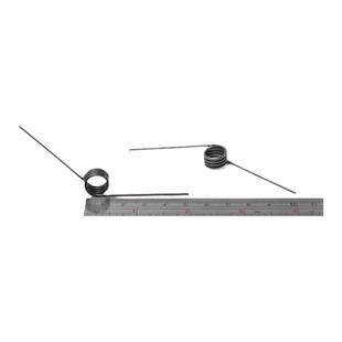 双扭簧弹簧夹子强力304不锈钢首饰90度180度细长0.5短0.7扭力定制