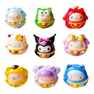 涂色石膏娃娃白胚儿童DIY手工上色彩绘涂鸦绘画填色礼物活动玩具