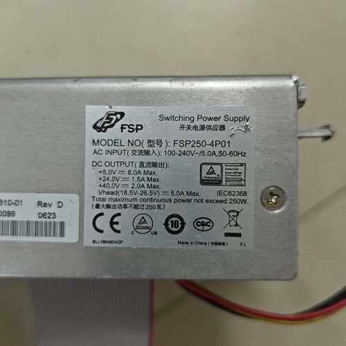议价斑马ZT510/610/620电源板FSP250-4P01维修